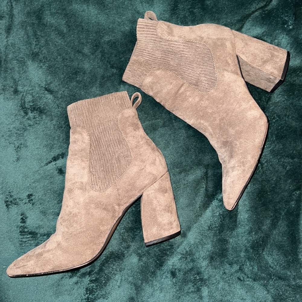 STEVEN by Steve Madden Velvet Booties